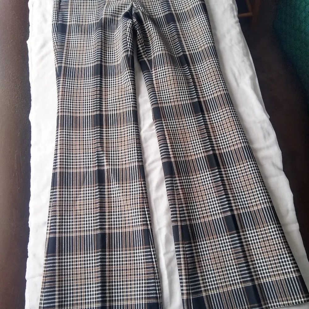 Theory plaid trousers - Picture 2 of 9